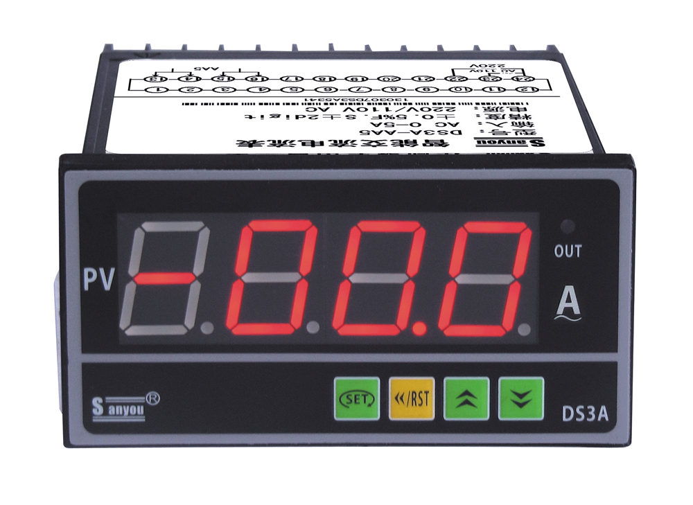 DS3A系列四位多量程电压、电流表