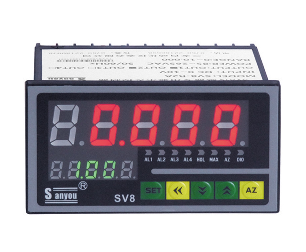 SV8传感器显示控制表